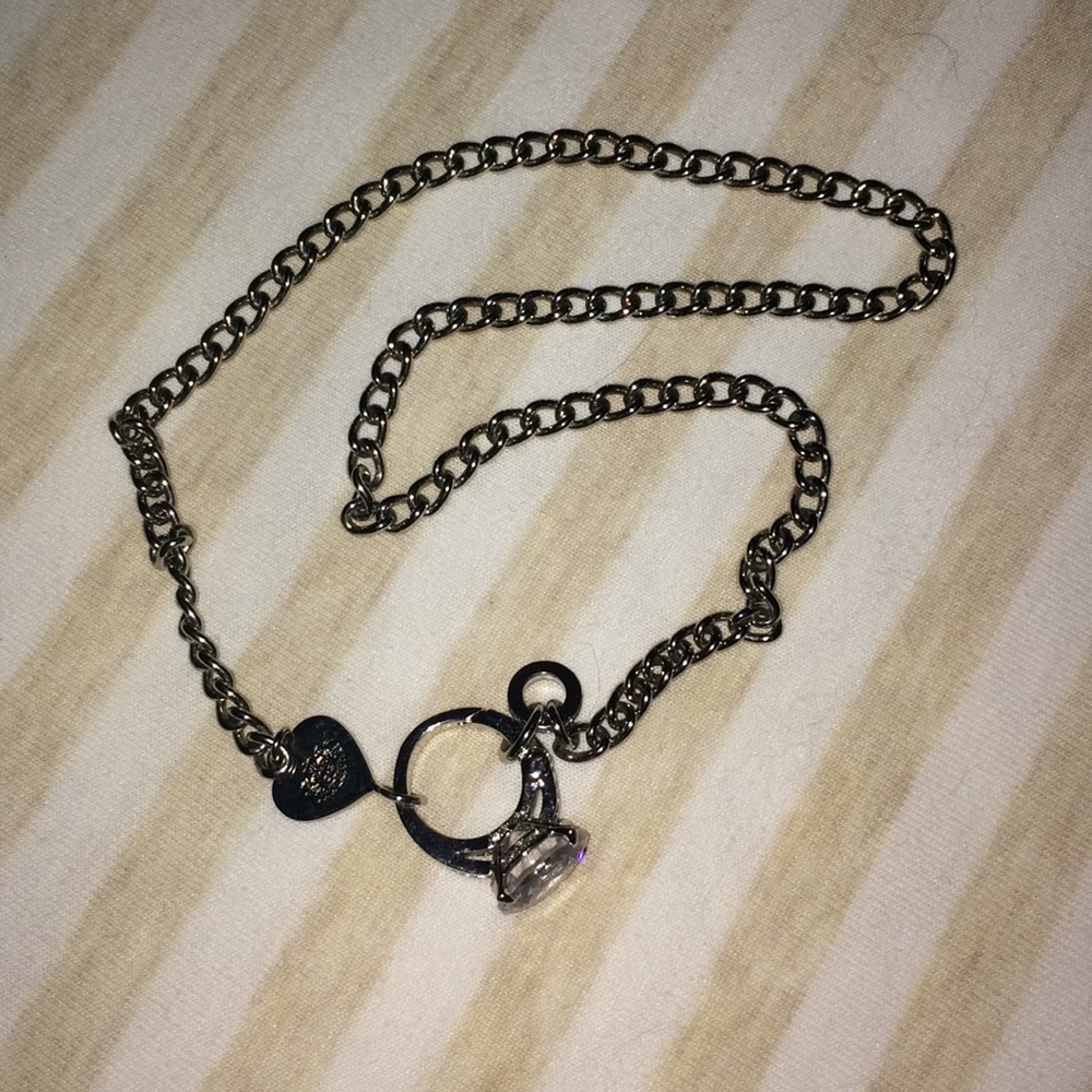 Juicy Couture Engagement Ring Charm Necklace
